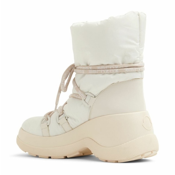 New Moncler Resile Après Leather Puffer Winter Snow Ski Ankle Boots - Picture 2 of 11